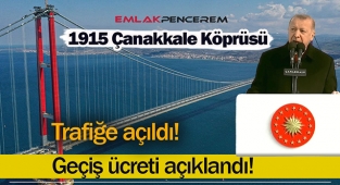 1915 Çanakkale Köprüsü görkemli törenle trafiğe açıldı! İşte geçiş ücreti...