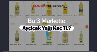 Ayçiçek Yağı 5 Litre hangi markette ne kadar, kaç TL oldu? BİM, A101, Migros Ayçiçek Yağı fiyatı...