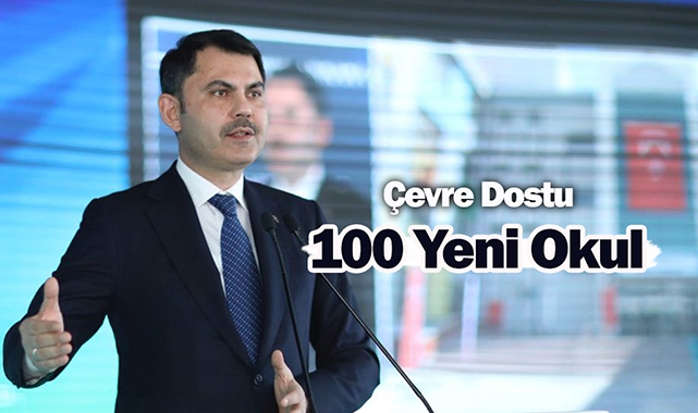 Bakan Kurum açıkladı! Çevre Dostu Bin Okul Projesi...