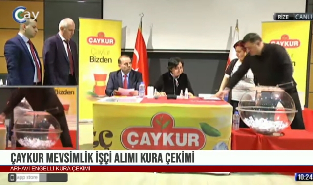 Çaykur işe alım kura çekilişi sonuçları isim isim tüm liste açıklandı mı? Çaykur 2022 işçi kura sonuçları...