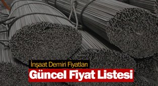 Demir fiyatları liste satış rakamları! 24 Mart güncel demir fiyat listesi...