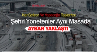 İstanbul'a kar geliyor ne yapacağız toplantısı!