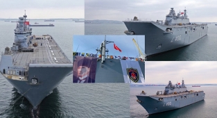 TCG Anadolu heyecanı! Dev uçak gemisi göreve hazır hale geliyor....