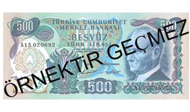 500 TL banknot Türkiye'de daha önce hiç basıldı mı? 500 Lira hangi tarihlerde teadüle çıkarıldı?