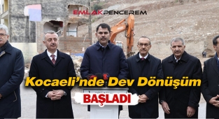 Bakan Kurum'dan Kocaeli dönüşümü için kira müjdesi