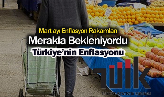 Enflasyon patladı! Enflasyon Mart'ta rekor arttı...