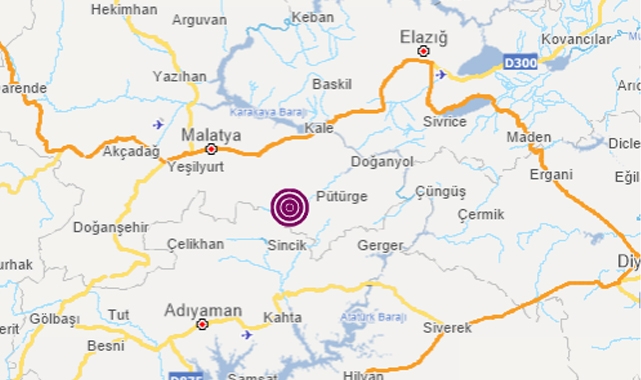 Malatya'da 5.2 büyüklüğünde korkutan deprem