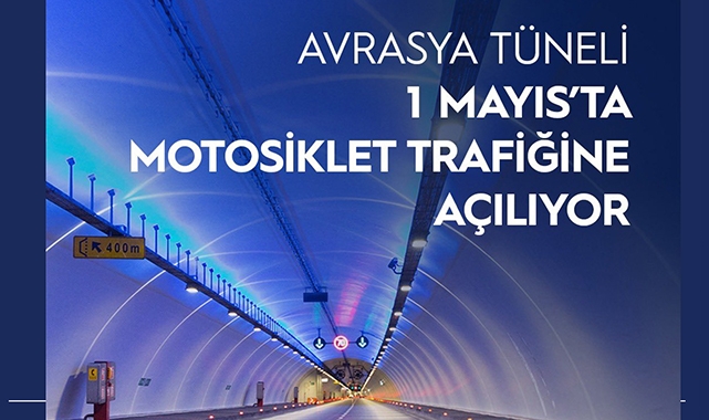Motosiklet kullanıcılarını sevindiren gelişme! Bakan resmen duyurdu... Avrasya Tüneli motosiklet geçişlerine açılıyor
