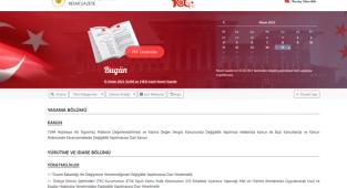 Resmi Gazete 15 Nisan 2022 kanun, yönetmelik ve kararlar