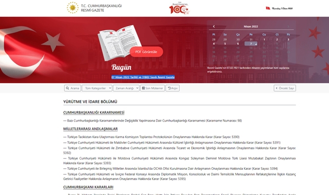 Resmi Gazete 7 Nisan tarihli sayısında hangi kritik kanun, yönetmelik ve kararlar yer aldı?