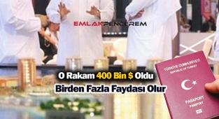 Yabancıya vatandaşlık alt limiti 400 Bin Dolara yükseltildi! İNDER: Birden fazla faydası olur...