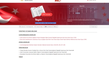 11 Mayıs Resmi Gazete