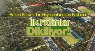 Bakan Kurum'dan Atatürk Havalimanı paylaşımı! "İlk fidanlarıyla buluşuyor"