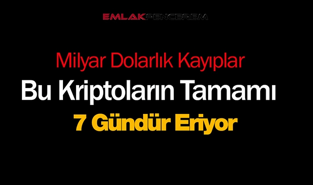 Bu kripto paralar eridikçe eridi! Hepsi yüzde 50 üzerinde düştü Milyar Dolarlar buharlaştı..