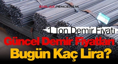 Demir fiyatları düşüyor mu? 1 ton demir fiyatı ne kadar, kaç lira?