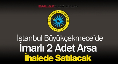 İstanbul Büyükçekmece'de Beykent Üniversitesi'nden satılık arsalar