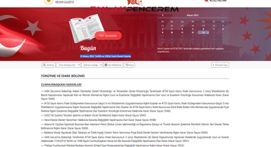 Resmi Gazete (13 Mayıs 2022)