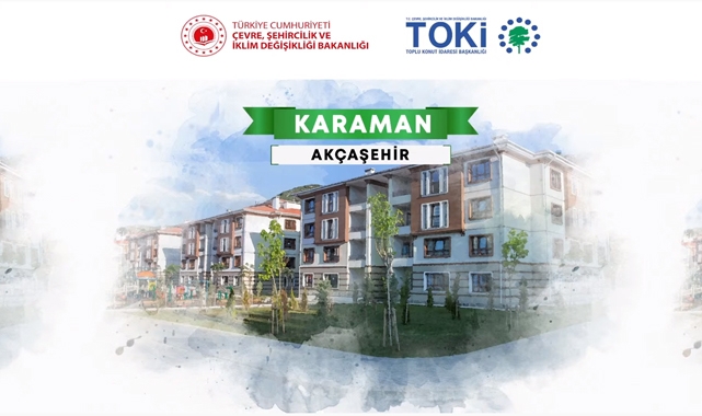 TOKİ Karaman Akçaşehir 2+1 ve 3+1 konut kura çekilişi sonuçları