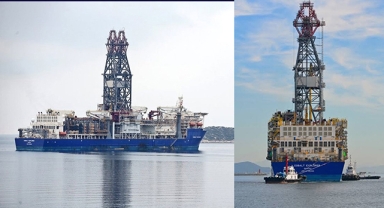 Türkiye'nin merakla beklenen en gelişmiş sondaj gemisi (Alparslan) Mersin Limanı'nda