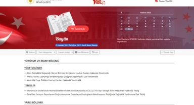 Resmi Gazete (21 Haziran 2022)