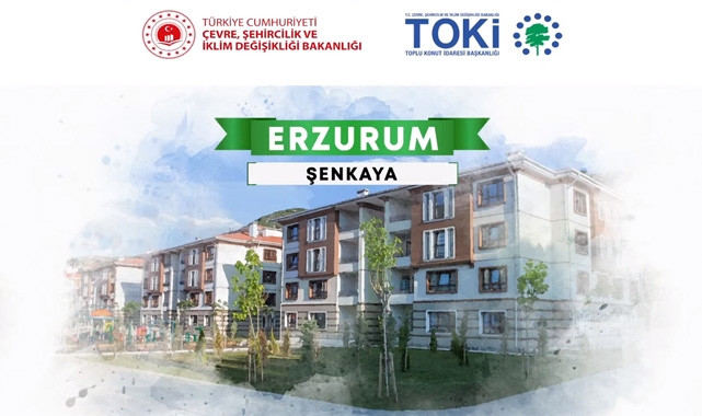 TOKİ Erzurum Şenkaya 94 konutluk projede hak sahipliği kura çekilişi sonuçları belli oldu