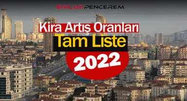 2022 kira artış oranları