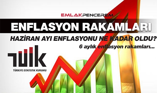 6 aylık enflasyon açıklandı! Haziran'da enflasyon ne kadar oldu?