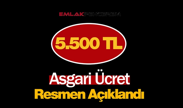 Asgari Ücret resmi ara zammı rakamı 5 Bin 500 TL olarak açıklandı!