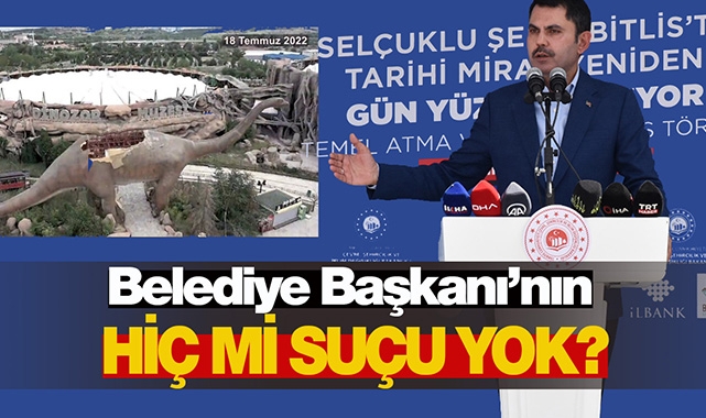 Bakan Kurum: "Ankapark'ın içler acısı halinden Belediye Başkanı'nın hiç mi sorumluluğu yok?"