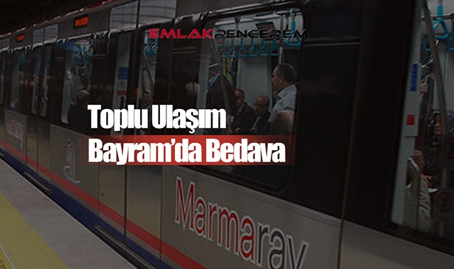 Bayramda ücretsiz toplu taşıma