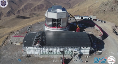 Doğu Anadolu Gözlemevi (DAG) üssü teleskop testlerine başladı