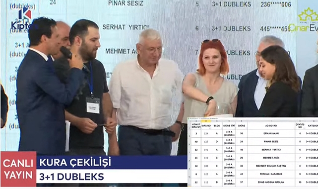 KİPTAŞ Çınar Evler hak sahipliği belirleme isim listesi belli oldu