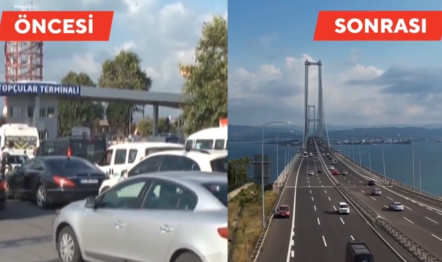 Osmangazi Köprüsü üzerinden geçiş rekoru! Arefe günü Osmangazi'den kaç araç geçti?