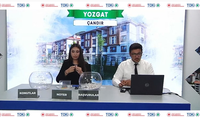 TOKİ Yozgat Çandır 2+1 ve 3+1 konut kura çekilişi sonuçları