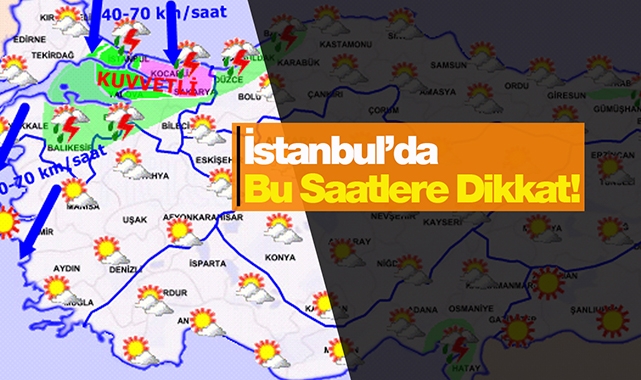 İstanbul'da hava durumu: Bu saatlere dikkat! Meteoroloji Turuncu alarm verdi