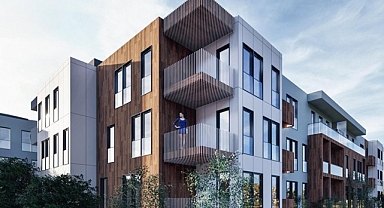 İstanbul Göktürk'te doğa içerisinde 64 konutluk projede yer alan evler satışa çıktı