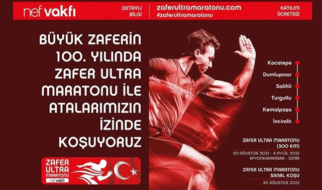 Nef Vakfı, Zafer Ultra Maratonu’nu başlatıyor.