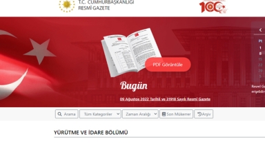 Resmi Gazete (09 Ağustos 2022) bugün yayımlanan yönetmelik ve kararlar neler?