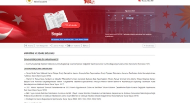 Resmi Gazete (4 Ağustos 2022) bugün yayımlanan resmi karar ve yönetmelikler neler?