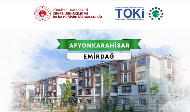 TOKİ Afyonkarahisar Emirdağ 2+1 ve 3+1 kura çekilişi sonuçları