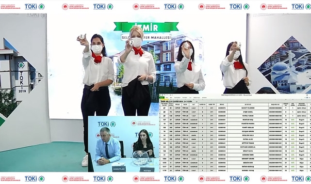 TOKİ İzmir Selçuk Zafer Mahallesi 520 adet 2+1 ve 3+1 konut kura çekilişi sonuçları