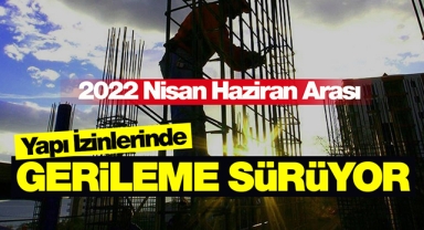 Yapı izinleri düşüşte