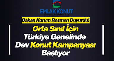 Emlak Konut orta sınıf için konut kampanyası başlatıyor