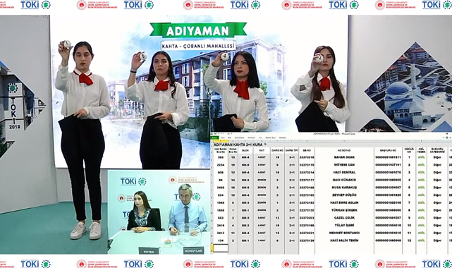 TOKİ Adıyaman Kahta Çobanlı 18 adet 2+1 konut için hak sahipleri açıklandı