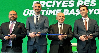 Erciyes RES, Kayseri Yahyalı'da 70 Milyon Dolar maliyetle faaliyete alındı
