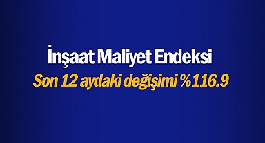 İnşaat maliyetleri son bir yılda yüzde 116.9 değişti