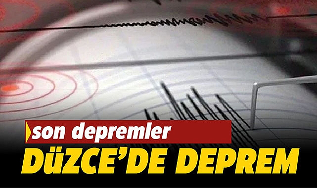 Düzce'de sabaha karşı korkutan deprem! Düzce bu kez 4.3 ile sallandı