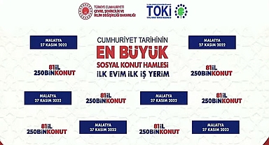 Malatya ve Diyarbakır'da TOKİ konut belirleme heyecanı sürüyor