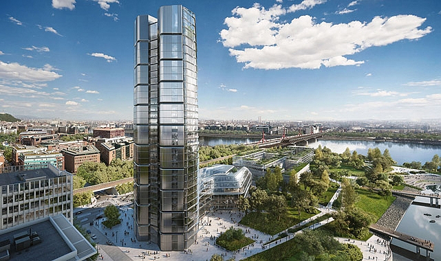 143 metre yüksekliğe sahip MOL Campus Budapeşte'de açıldı