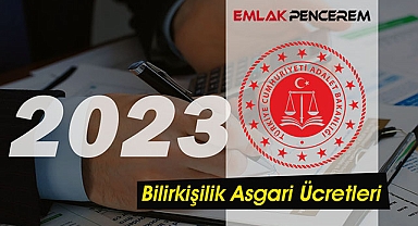 2023 Bilirkişilik asgari ücret tarifesi belli oldu